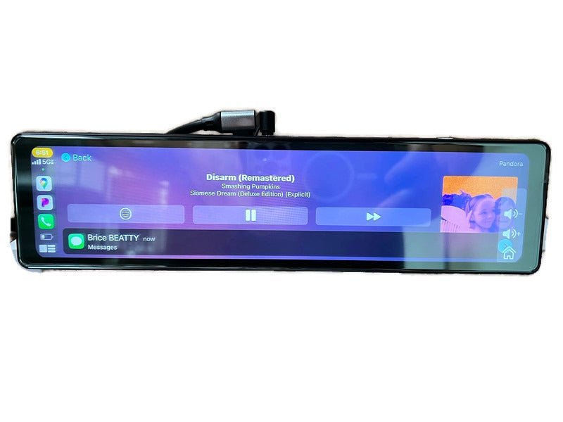 Rear view mirror apple carplay hotsell