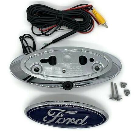 Backup Reverse Logo Emblem Camera Viewing System for 2013-2015 Ford F-250 with 4.2" Screen - Ensight Automotive Solutions -