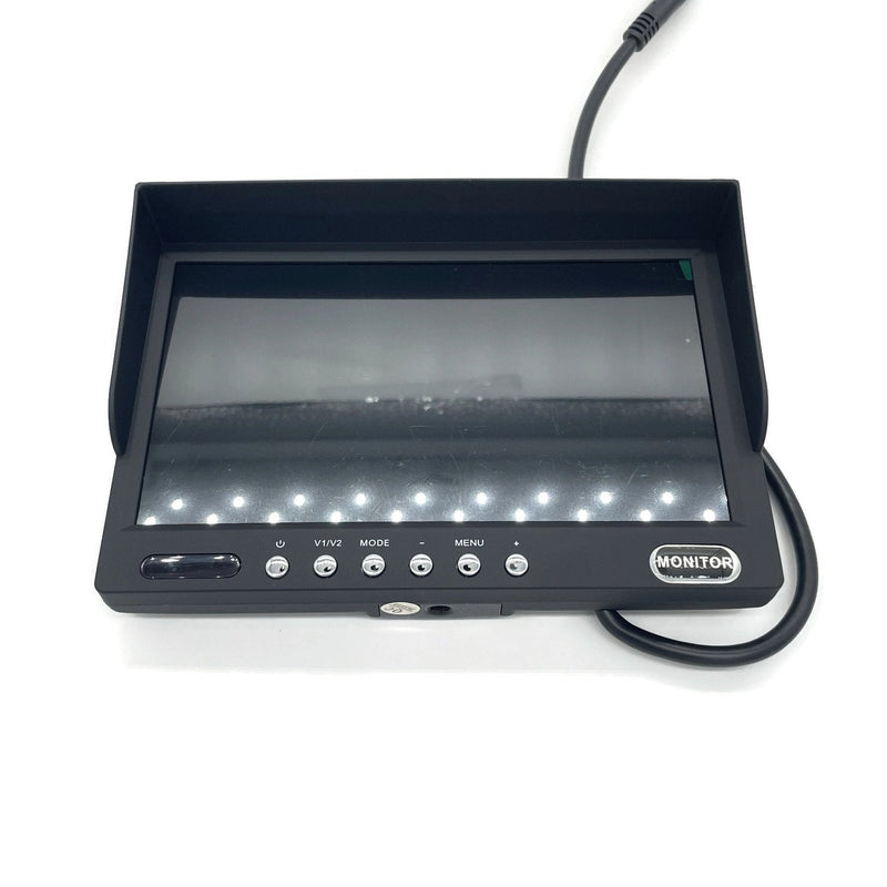 Commercial 7" Dash Monitor Display Screen - 2 Video inputs/channels - Ensight Automotive Solutions -