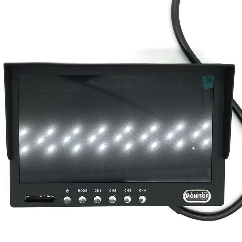 Commercial 7" Dash Monitor Display Screen - 4 Video inputs/channels - Ensight Automotive Solutions -