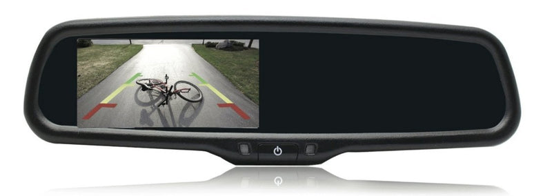 Universal Rear View Mirror 4.3" LCD Display with Flush Mount Backup Camera - Ensight Automotive Solutions -