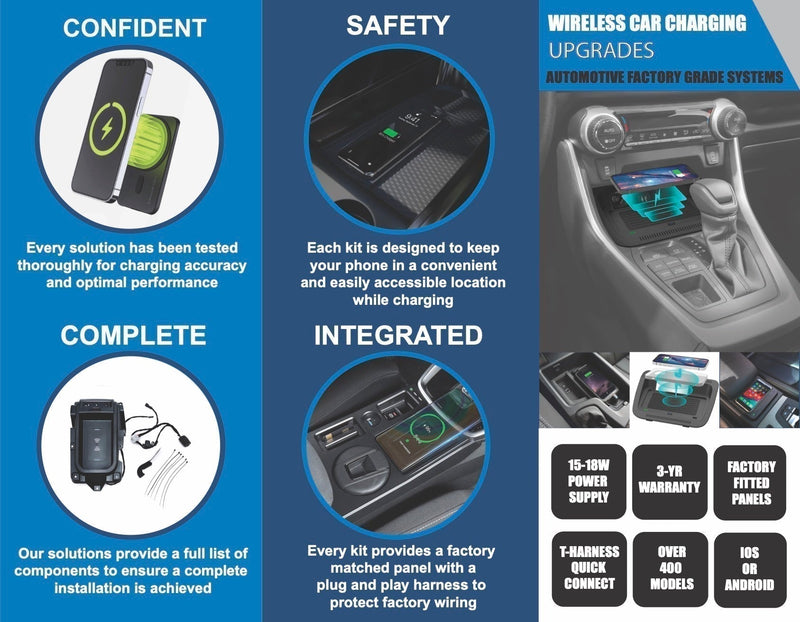 Wireless Car Charger Retrofit - Vehicle Specific for 2009-2016 Audi S5 - Ensight Automotive Solutions -