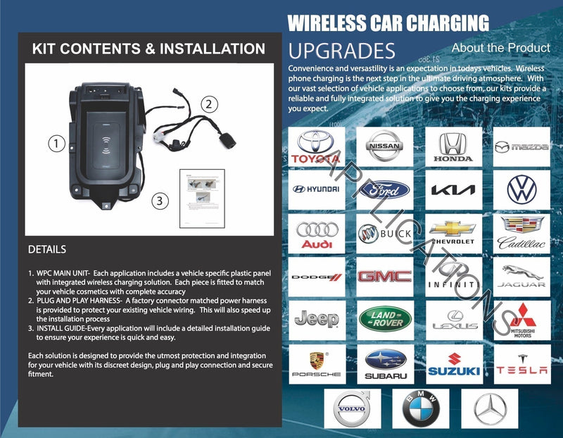 Wireless Car Charger Retrofit - Vehicle Specific for 2016-2019 BMW 3 Series - Ensight Automotive Solutions -